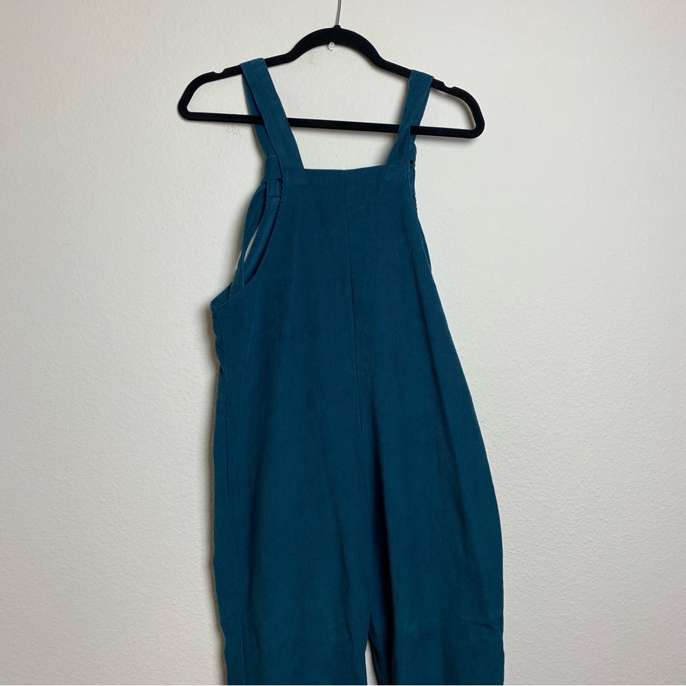 Lucy And Yak Original Dungaree Organic Corduroy Teal Small - Picture 5 of 7